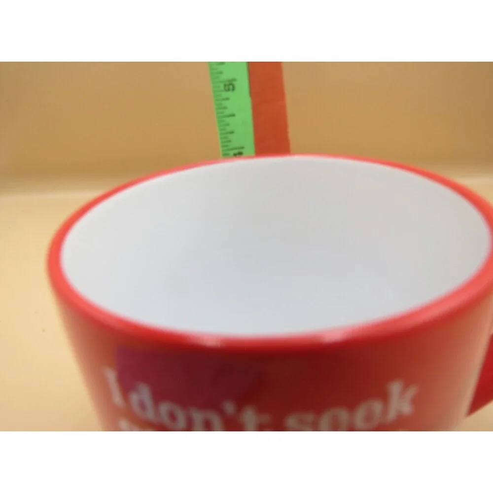 M & M's 2023Novelty Mug Red w/ words 